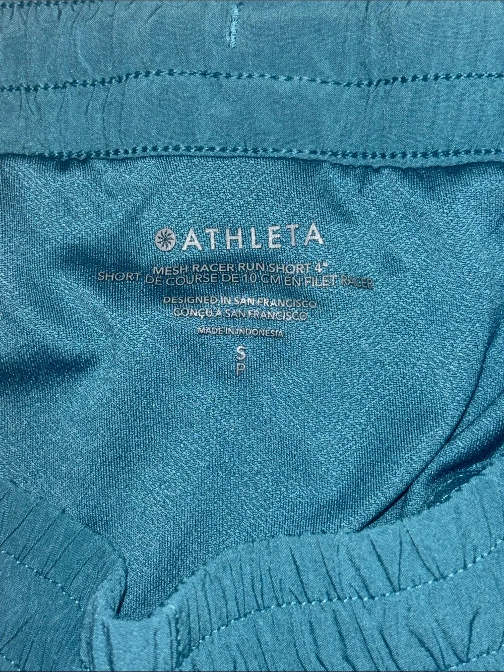 Athleta Teal Athletic Running Shorts, Small